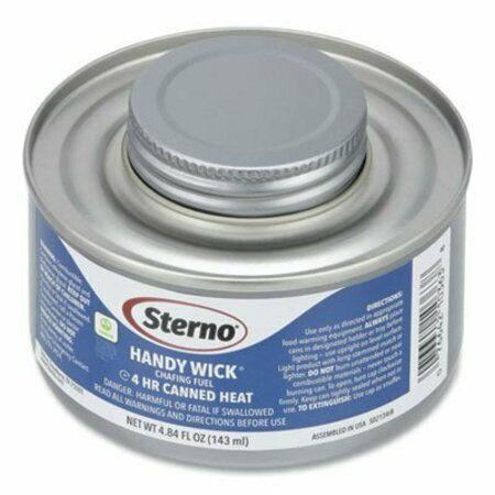 STERNOGRP Sterno, Handy Wick Chafing Fuel, Can, Methanol, Four-Hour Burn, 24PK 10364